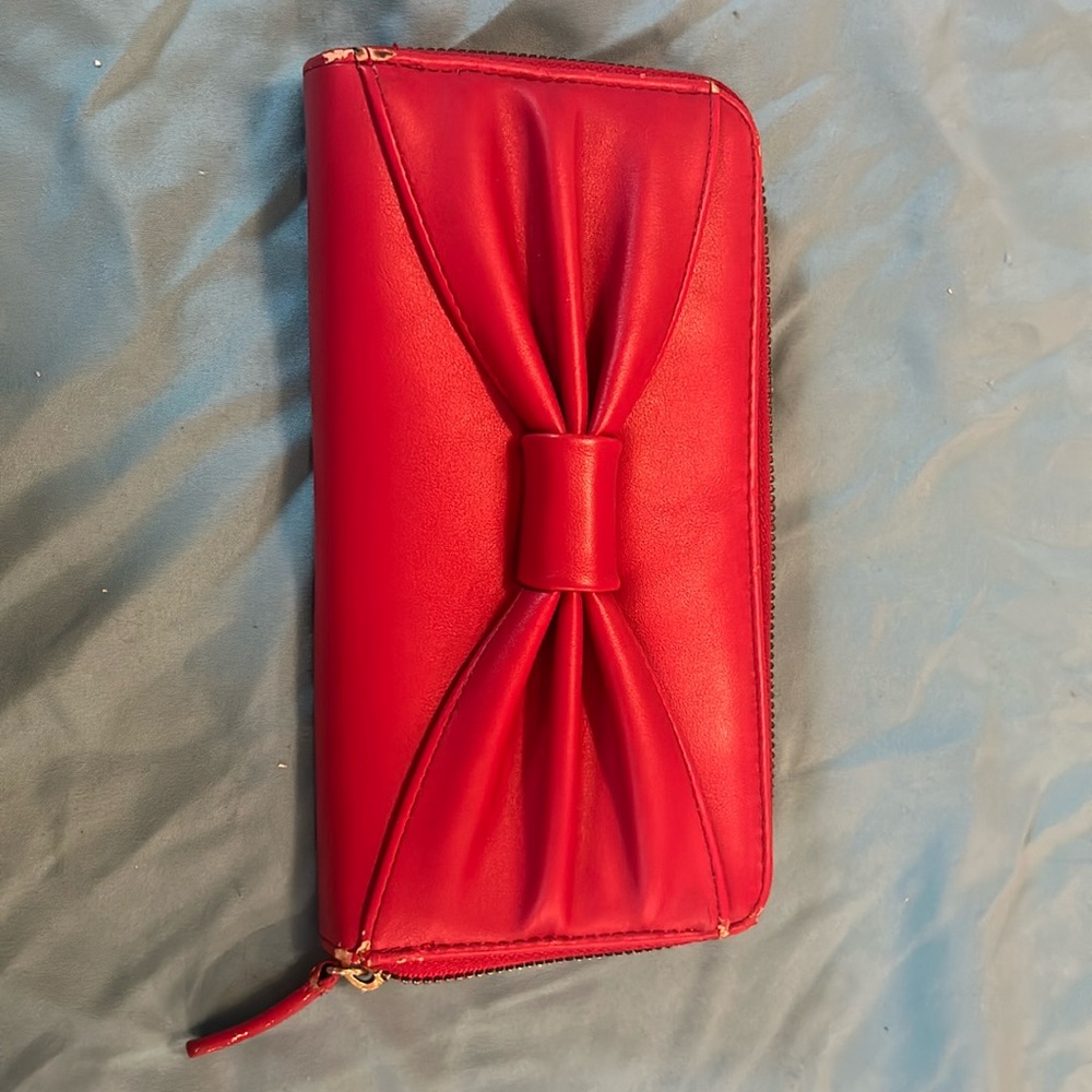 Betsy Johnson red wallet